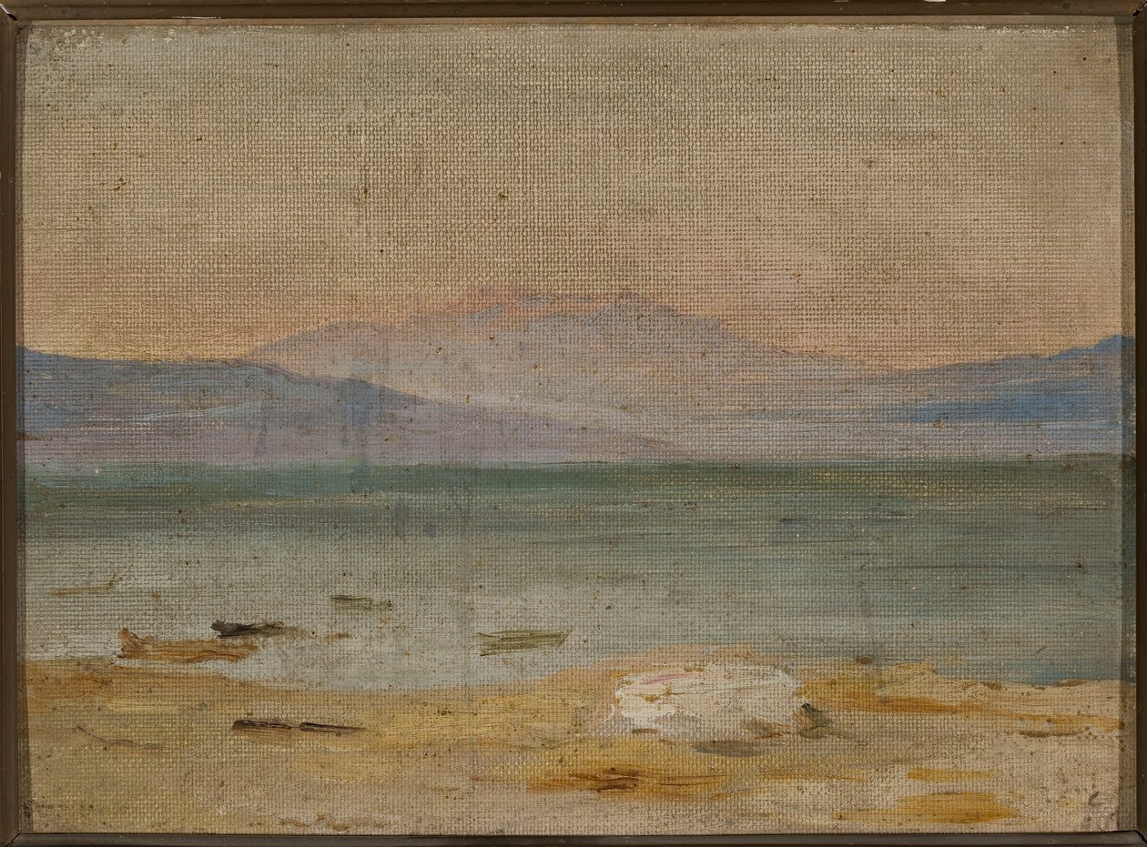 Il Lago di Tiberiade. Dal viaggio in Palestina da Jan Ciągliński