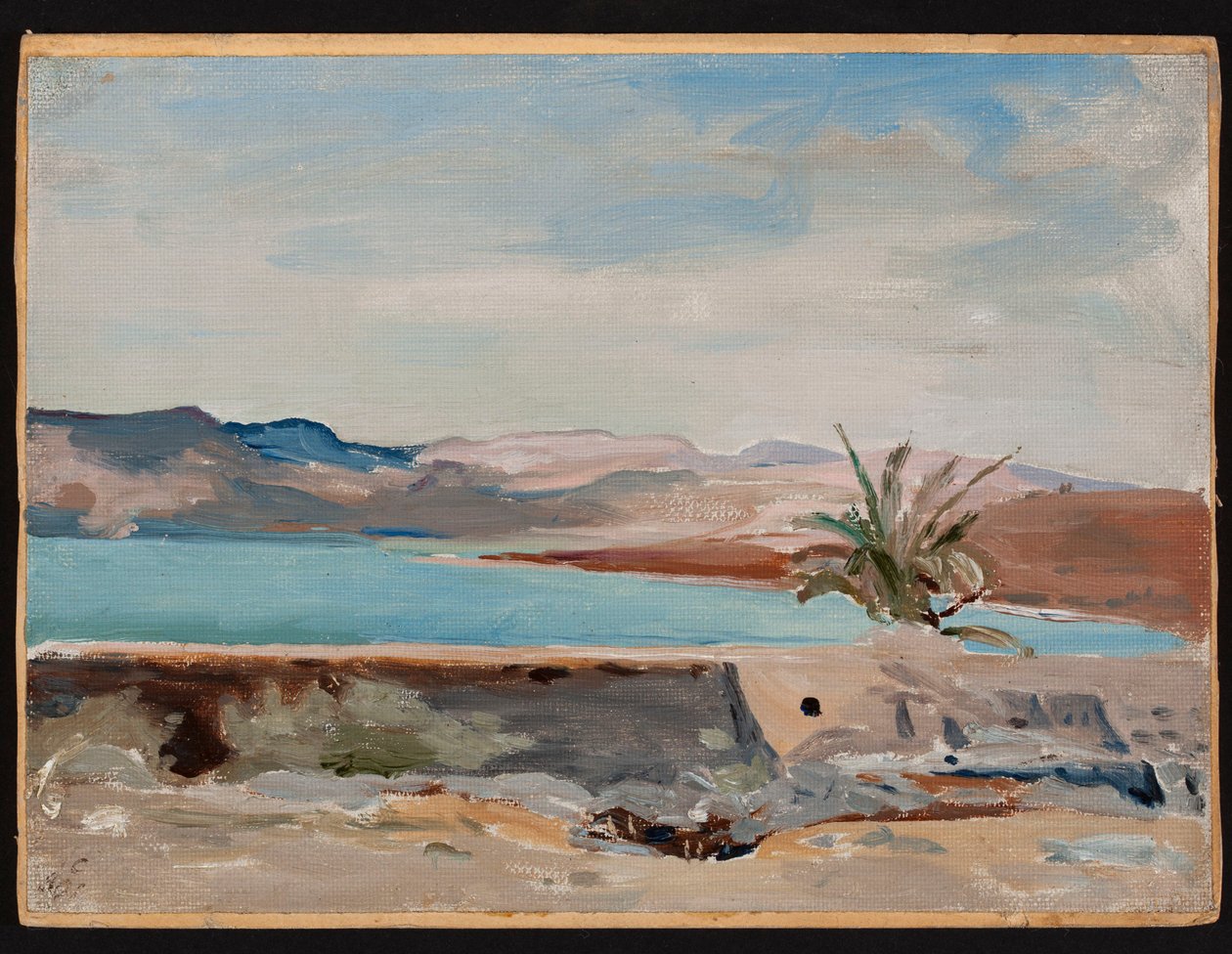 Capernaum sul Lago di Tiberiade. Da un viaggio in Palestina da Jan Ciągliński
