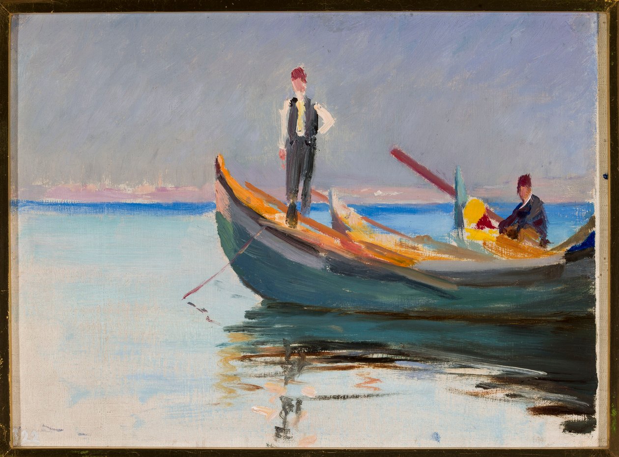 Barche in mare. Dal viaggio a Costantinopoli da Jan Ciągliński