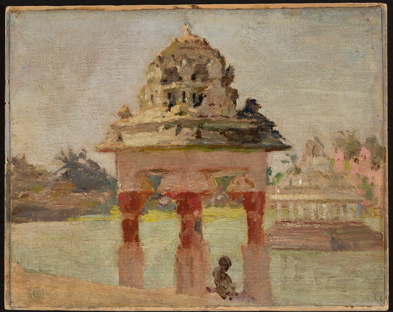 Madras – un tempio con un lago sacro. Dal mio viaggio in India da Jan Ciągliński