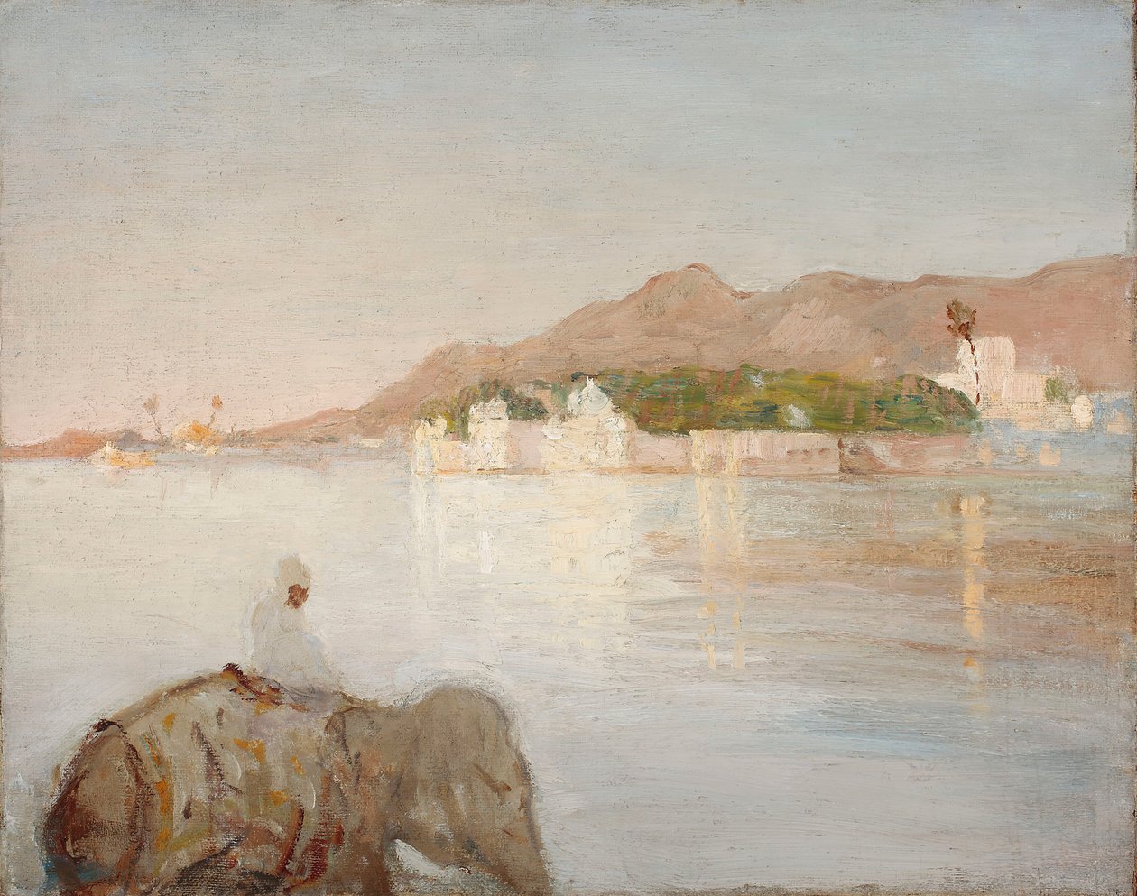 Il palazzo dei maharaja sul lago di Udaipur. Dal viaggio in India da Jan Ciągliński