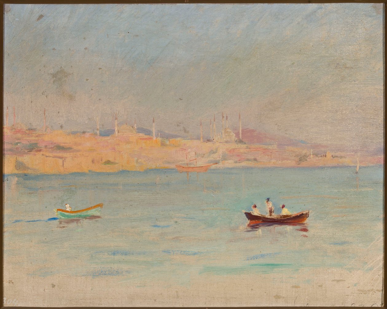 Paesaggio marino. Dal viaggio a Costantinopoli da Jan Ciągliński