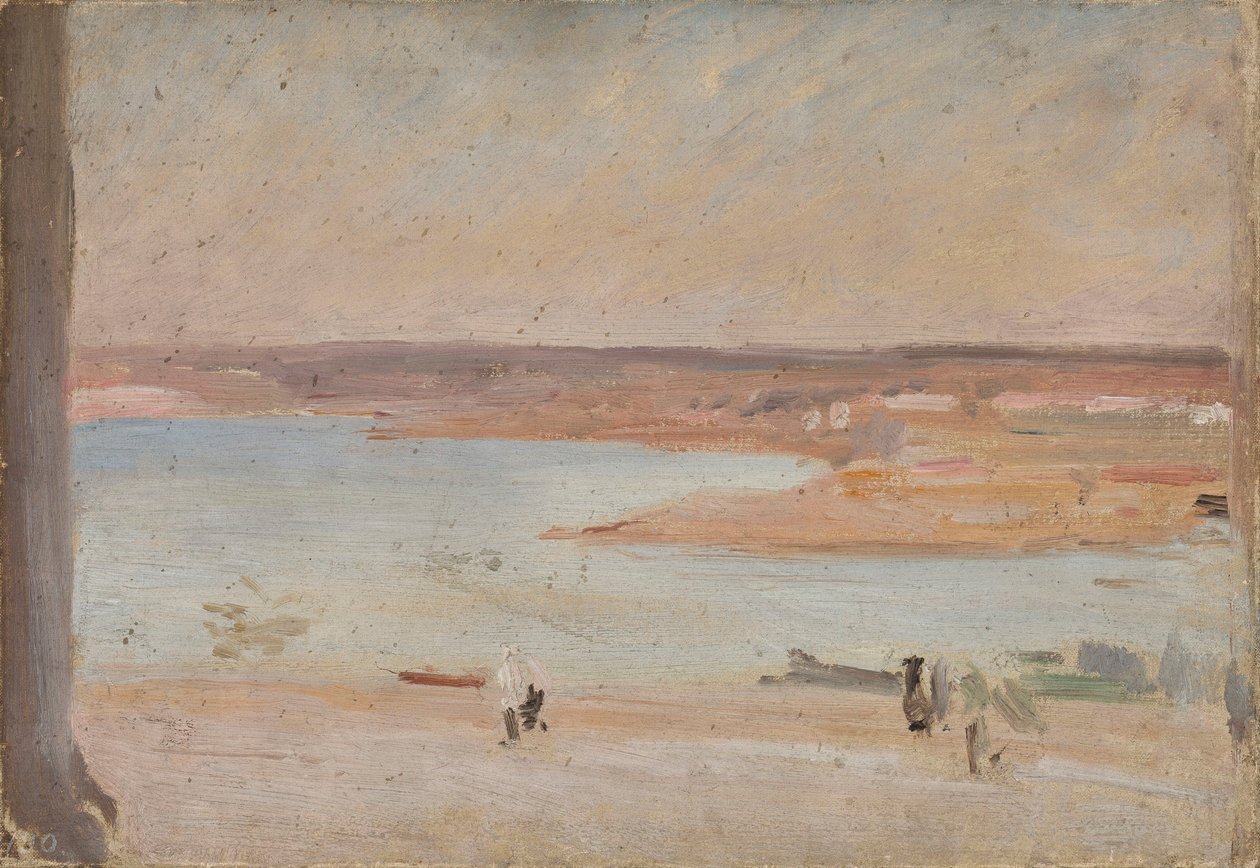 Paesaggio desertico con fiume da Jan Ciągliński