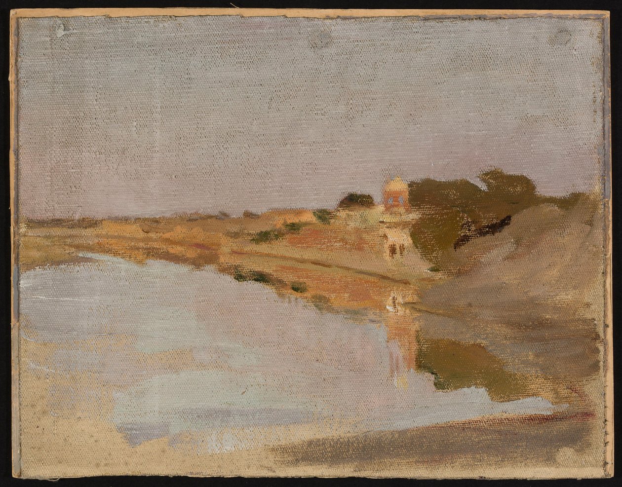Paesaggio con acqua. Dal viaggio in India da Jan Ciągliński