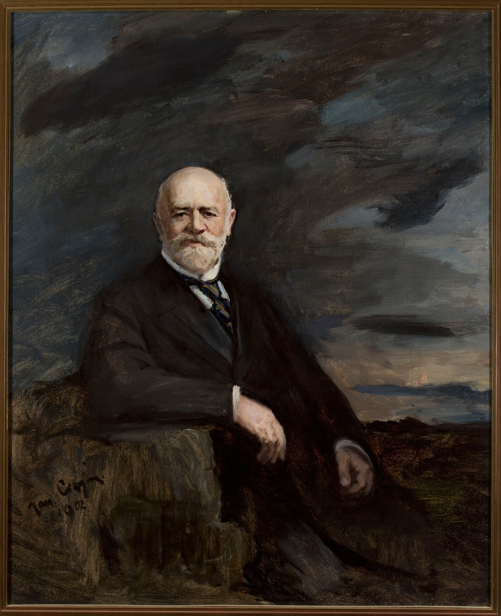 Ritratto di Jan Bloch da Jan Ciągliński