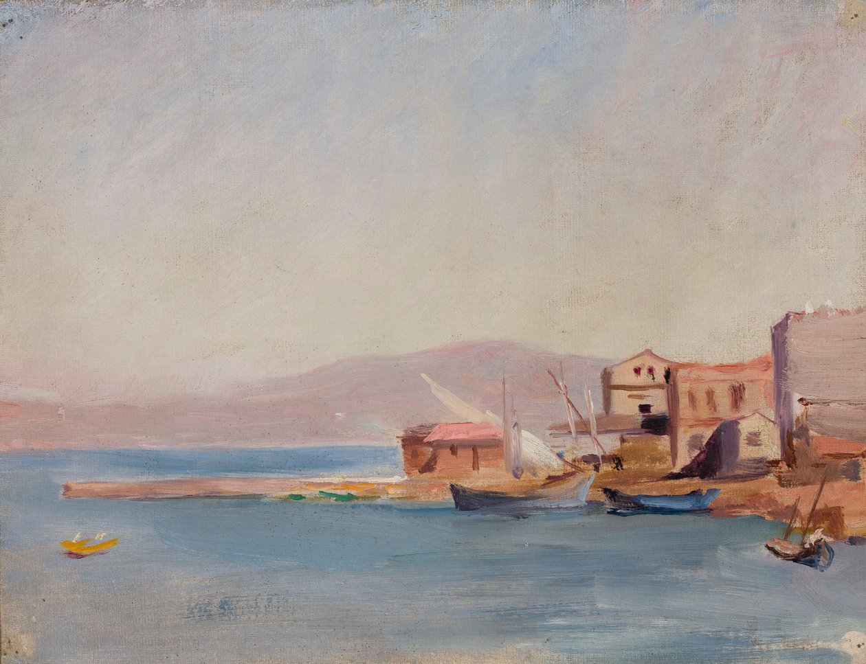 Il porto - studio. Dal viaggio a Costantinopoli da Jan Ciągliński