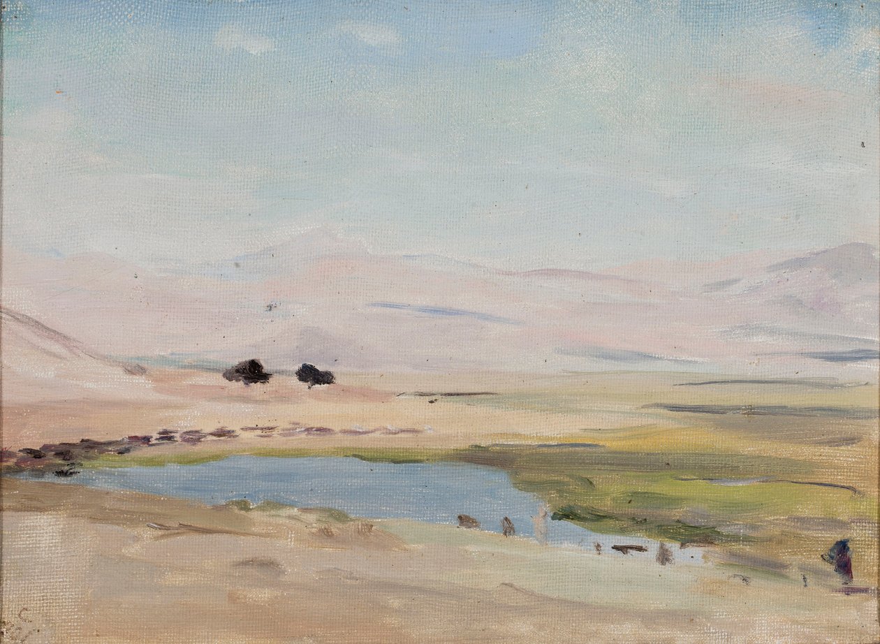 Deserto presso il Mar Morto. Da un viaggio in Palestina da Jan Ciągliński
