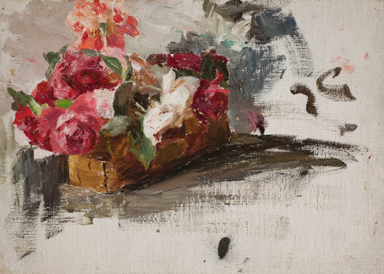 Rose in un cesto da Jan Ciągliński