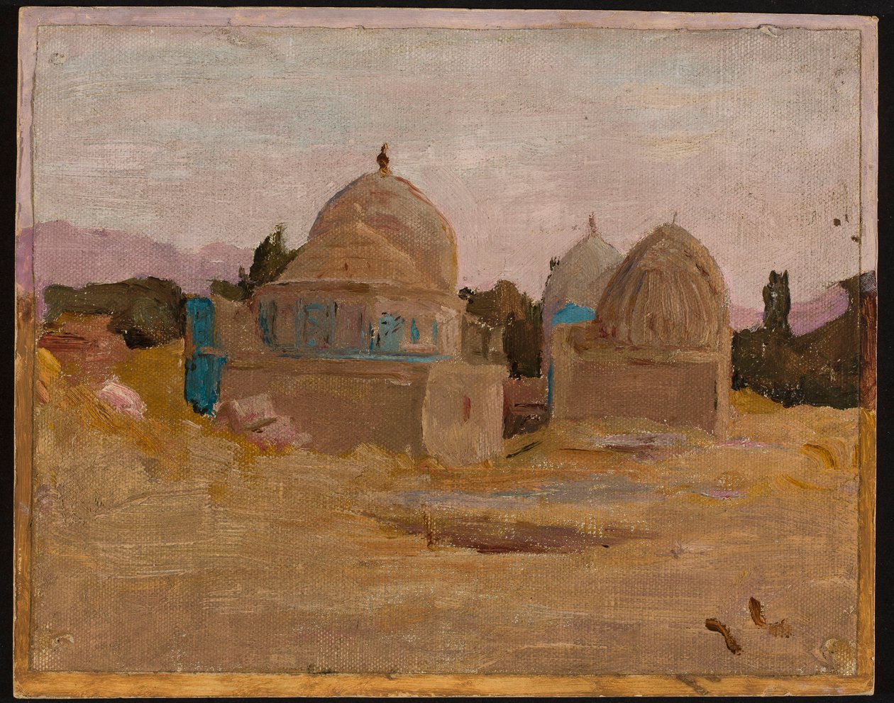 Samarcanda - moschea di Shah-i-Zinda. Da un viaggio in Turkestan da Jan Ciągliński