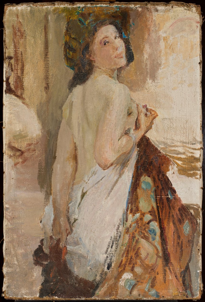 Studio di una ragazza di strada per il dipinto "L