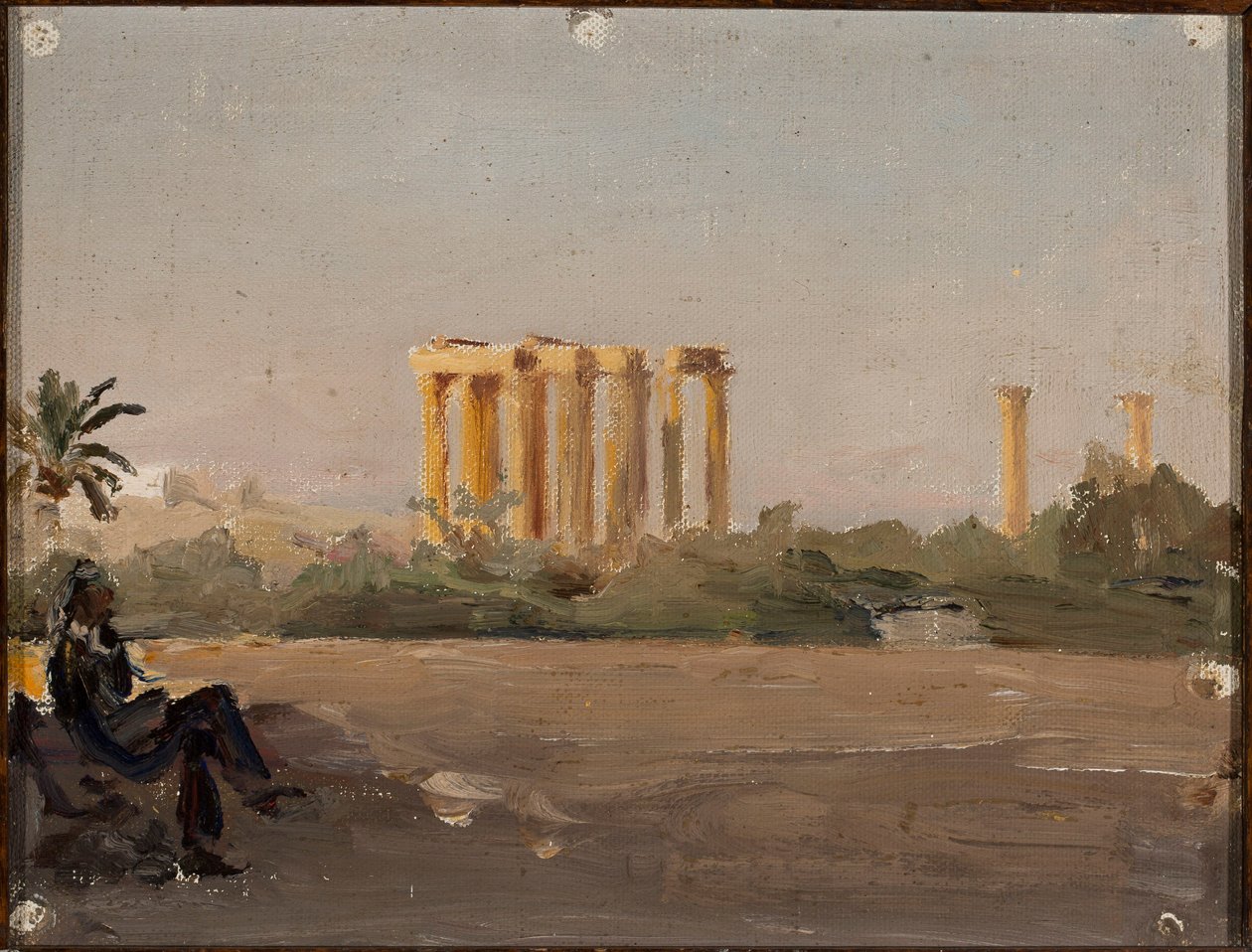 Tempio di Giove ad Atene. Da un viaggio in Grecia da Jan Ciągliński
