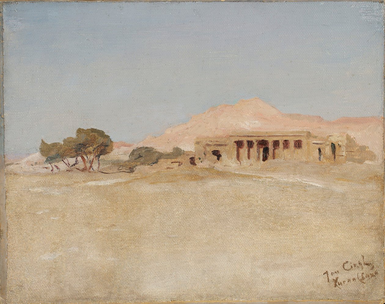 Tempio di Kurna - Luxor. Da un viaggio in Egitto da Jan Ciągliński