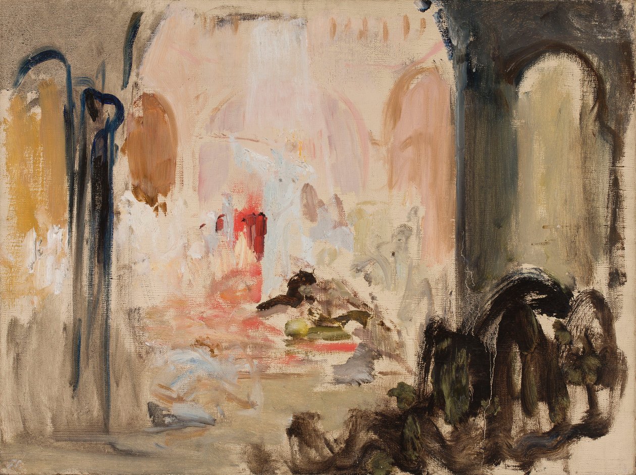 Bozzetto per la decorazione del II atto di "Parsifal" da Jan Ciągliński