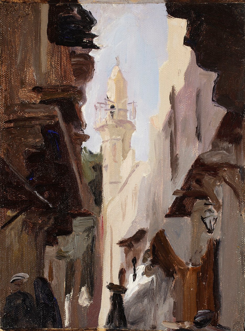 Una strada al Cairo. Dal viaggio in Egitto da Jan Ciągliński