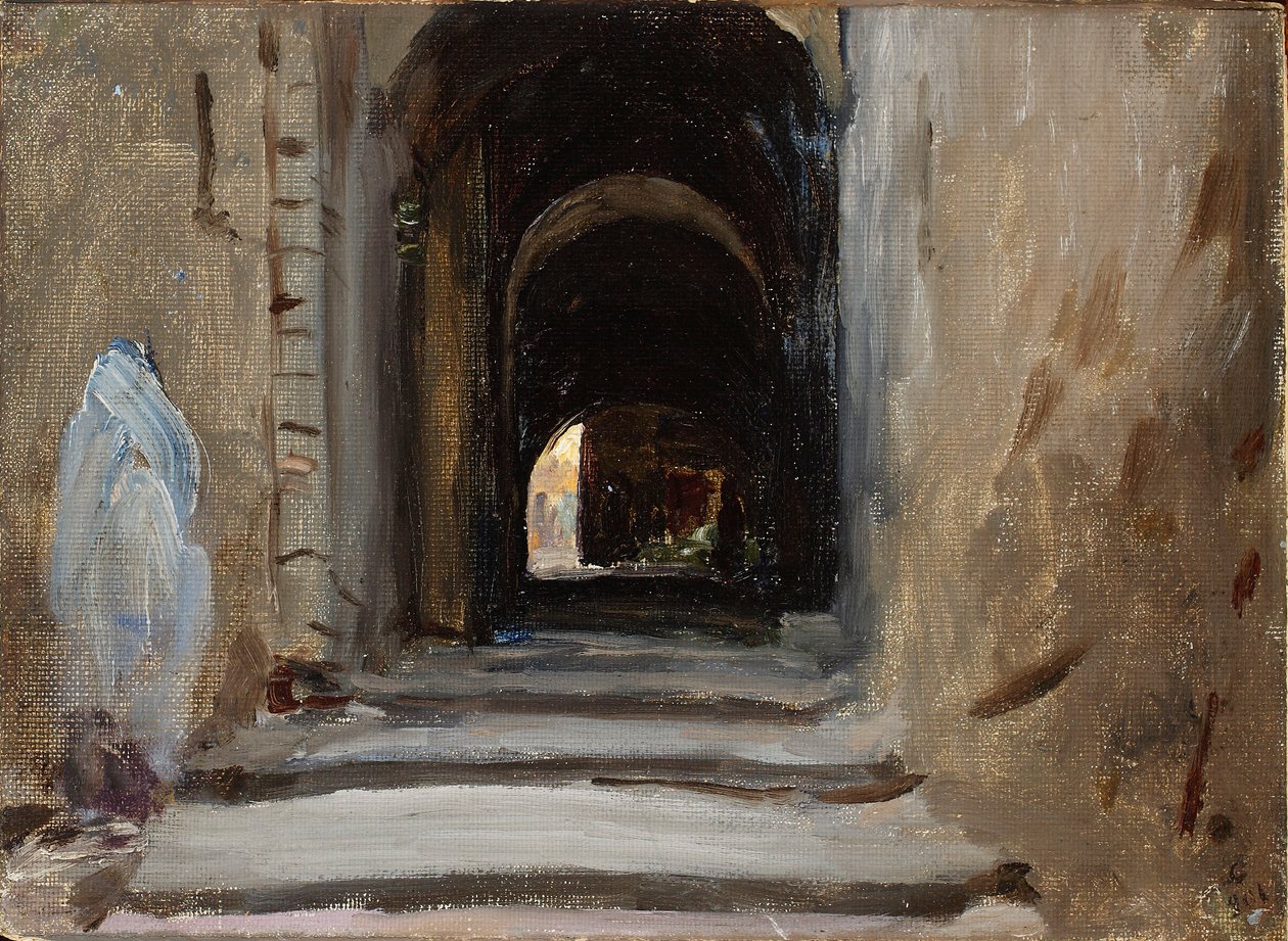 La Via Dolorosa a Gerusalemme. Dal viaggio in Palestina da Jan Ciągliński