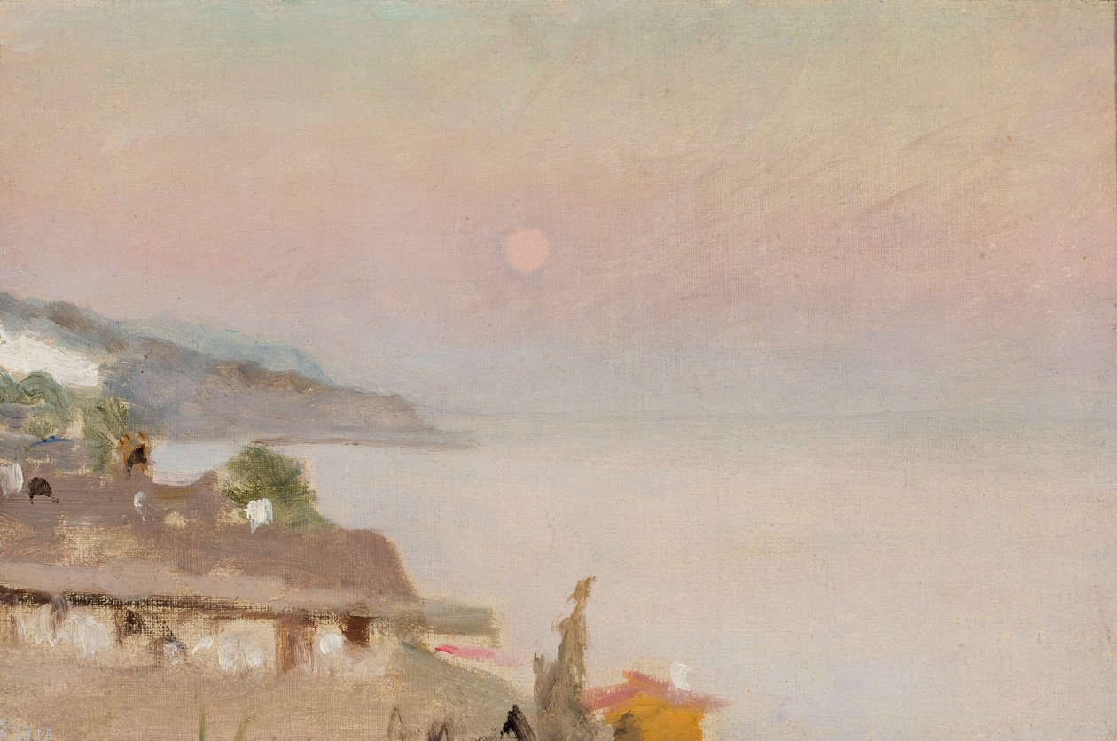 Una serata al chiaro di luna a Yalta. Dal viaggio in Crimea da Jan Ciągliński