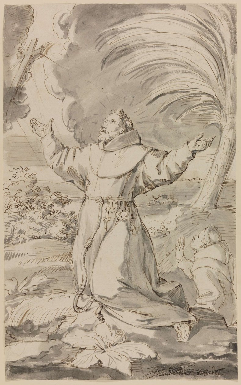 San Francesco riceve le stimmate da Jan Claudius de Cock
