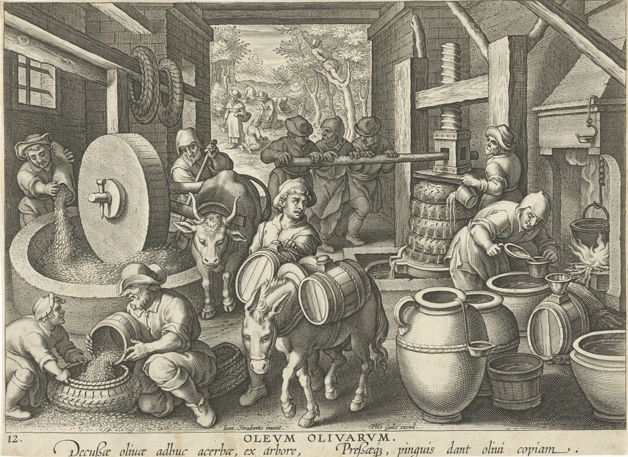 Frantoio da Jan Collaert (II) (attributed to)