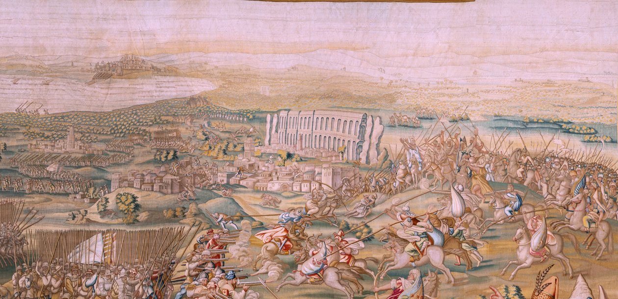 Arazzo fiammingo. Serie La conquista di Tunisi. L