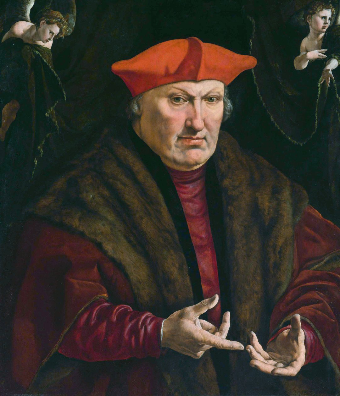 Ritratto di Erard de la Marck[1]
Titoli alternativi:  

Ritratto di Erard de la Marck (1472-1538). Principe vescovo di Liegi. da Jan Cornelisz Vermeyen