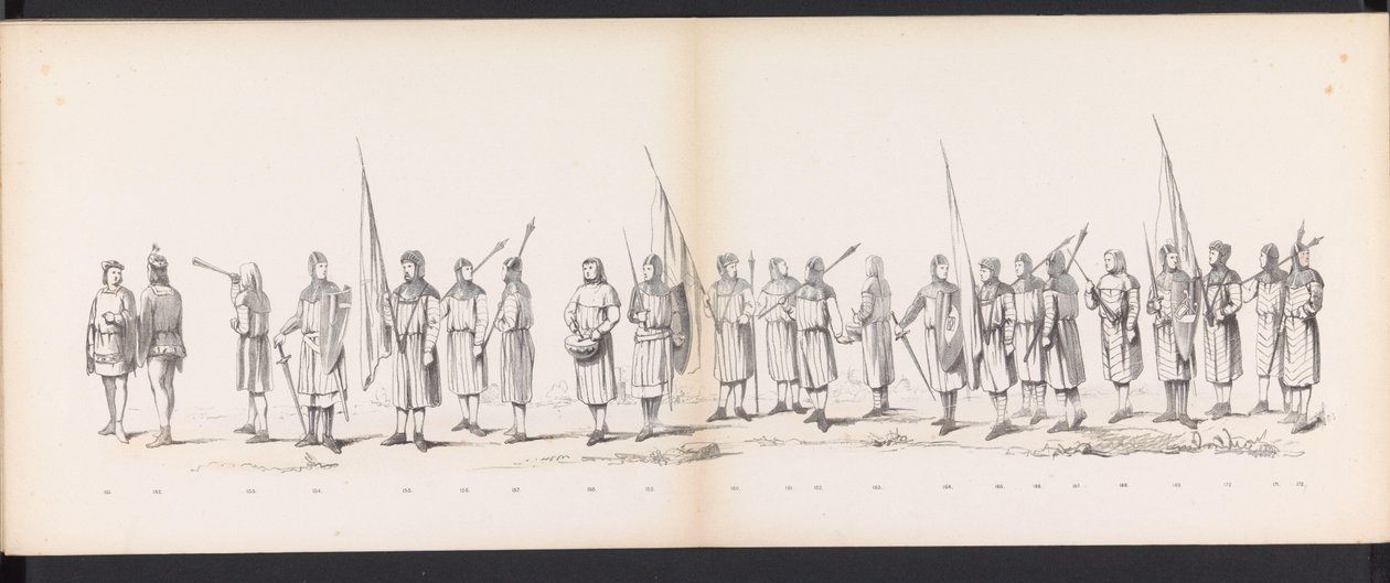 Mascherata degli studenti di Leida, 1865 (tavola 13) da Jan Daniël Cornelis Carel Willem baron de Constant Rebecque