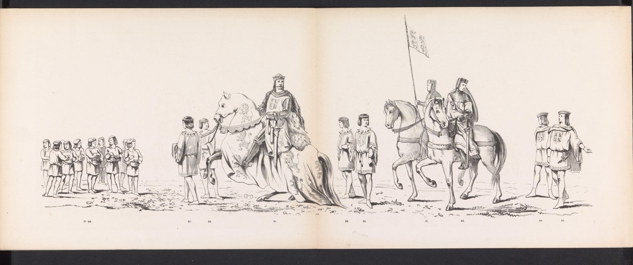 Mascherata degli studenti di Leida, 1865 (tavola 7) da Jan Daniël Cornelis Carel Willem baron de Constant Rebecque