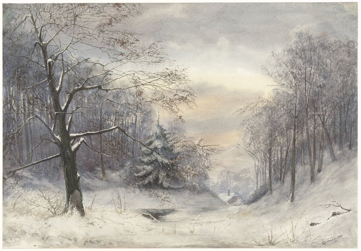 Paesaggio invernale da Jan Daniël Cornelis Carel Willem baron de Constant Rebecque