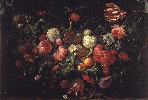 Natura Morta di Fiori e Frutta da Jan Davidsz de Heem