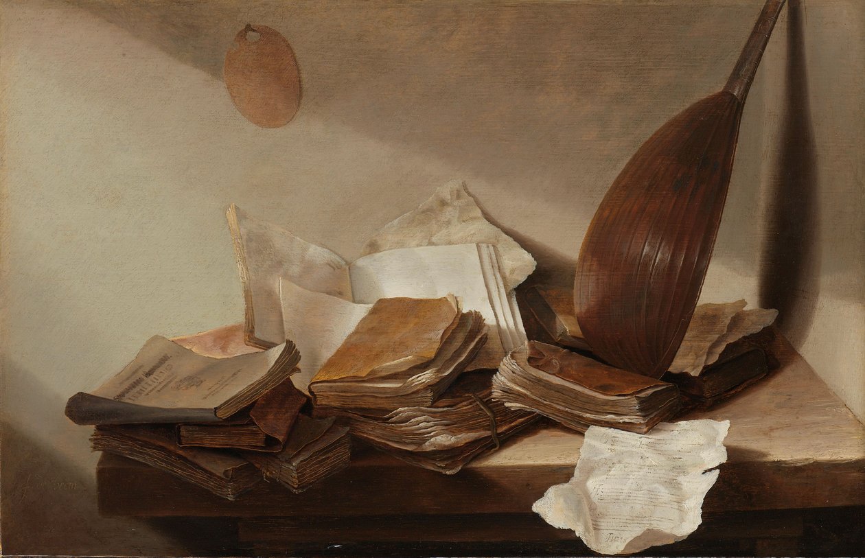 Natura morta con libri, 1625-30 da Jan Davidsz de Heem