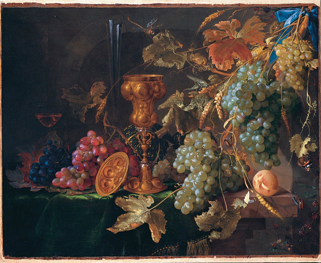 Natura morta con uva da Jan Davidsz. de Heem