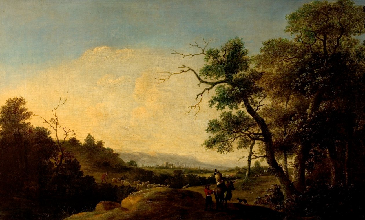 Paesaggio con figure da Jan and Dirksz Andries Both