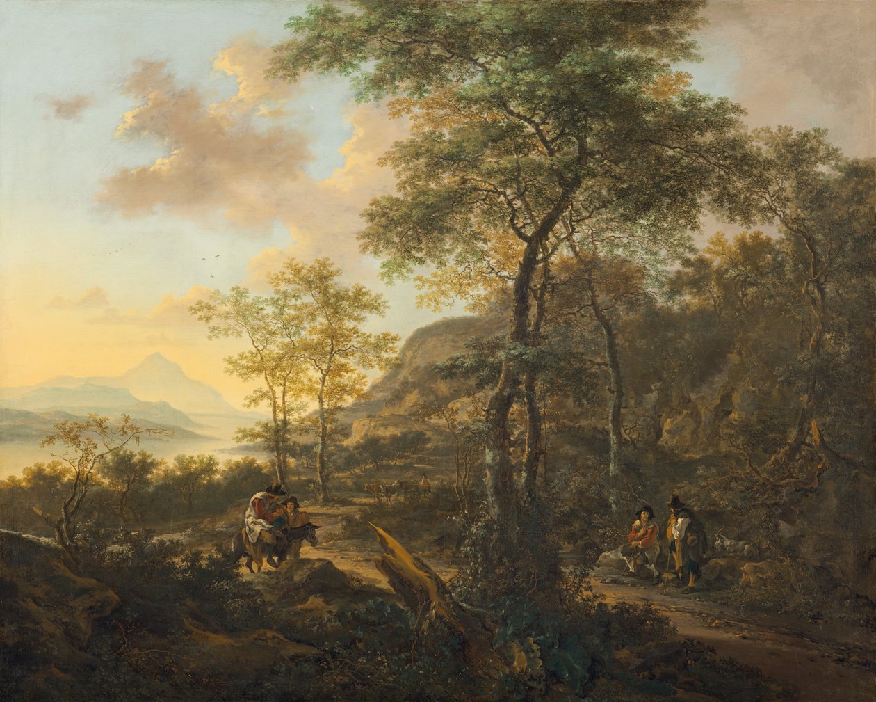 Paesaggio serale all