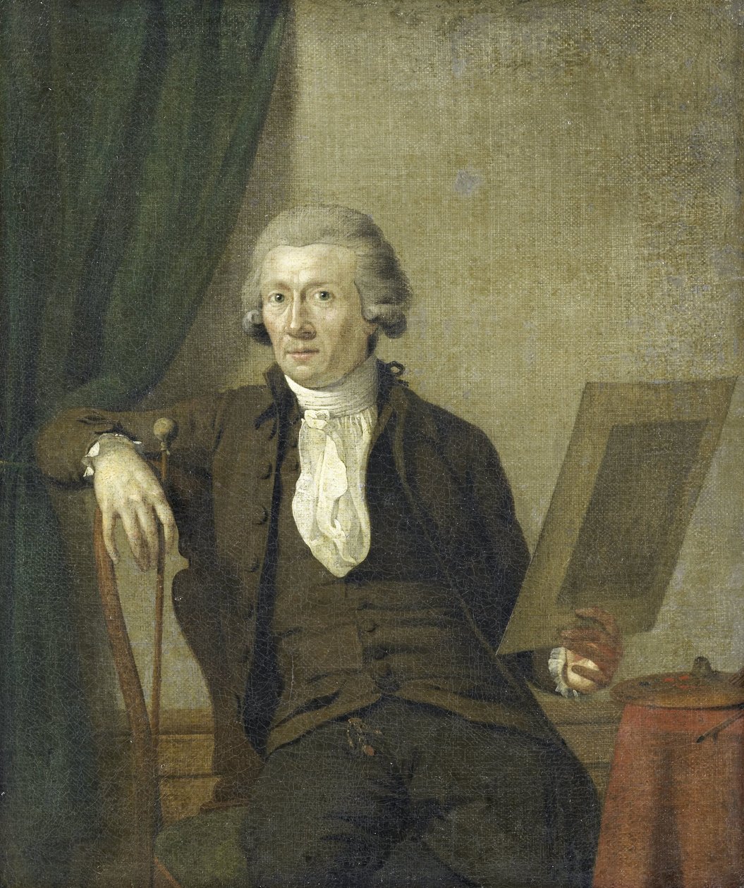 Egbert van Drielst (1745-1818), pittore da Jan Ekels (II)