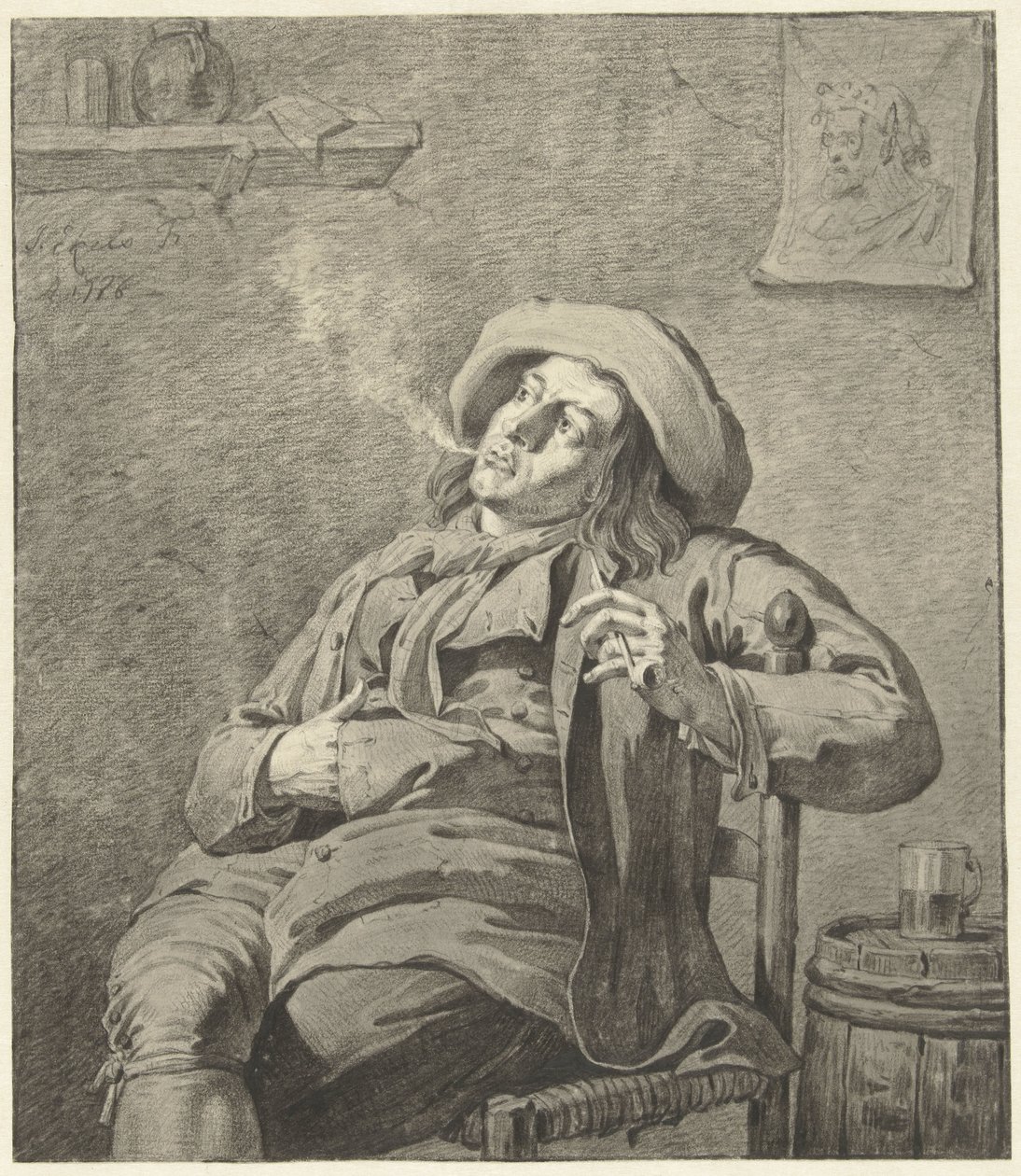 Uomo che fuma da Jan Ekels (II)