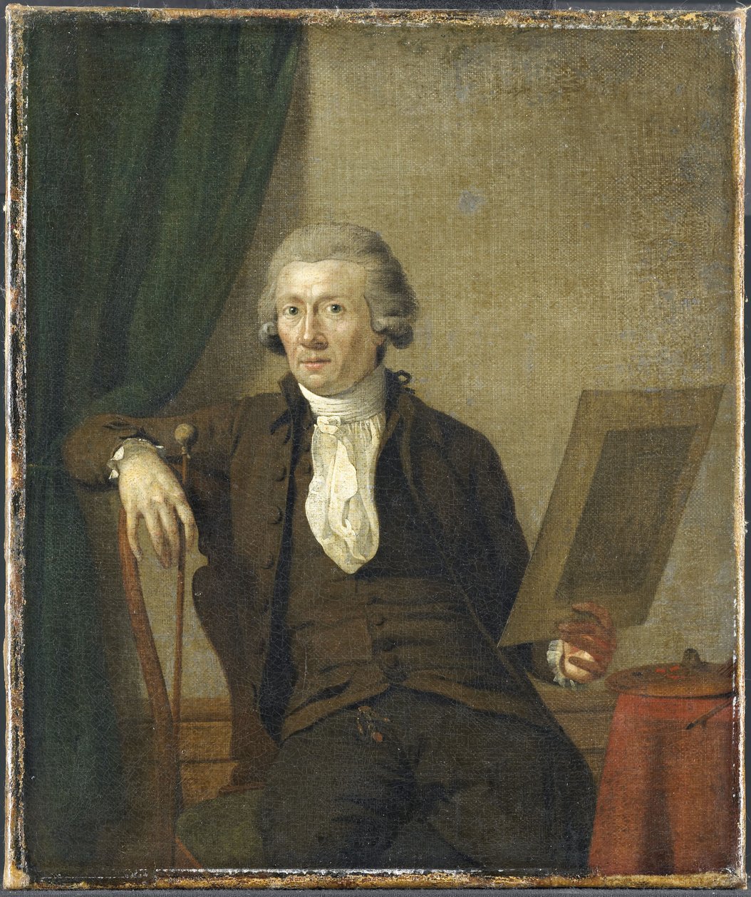 Egbert van Drielst (1745-1818), pittore da Jan Ekels the Younger