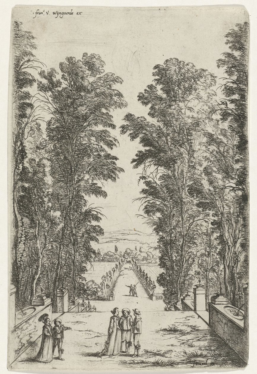Terrazza in un parco da Jan Fouceel