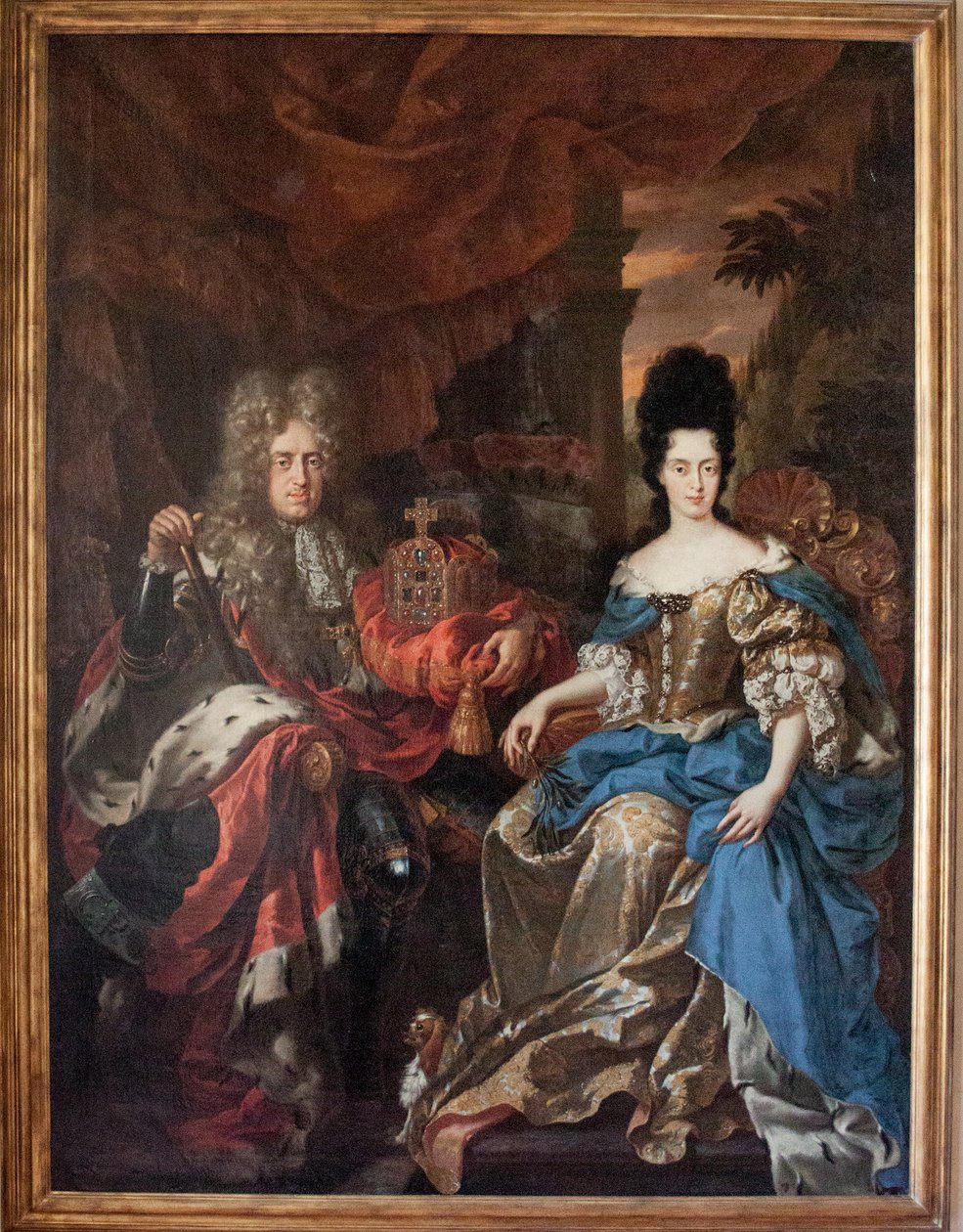 Doppelbildnis Johann Wilhelm von der Pfalz e Anna Maria Luisa de