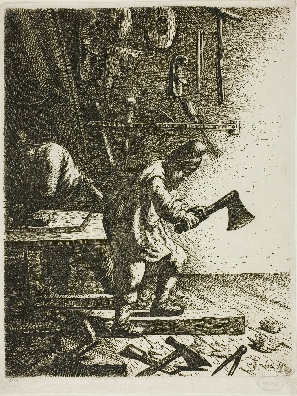 Il falegname da Jan Georg van Vliet