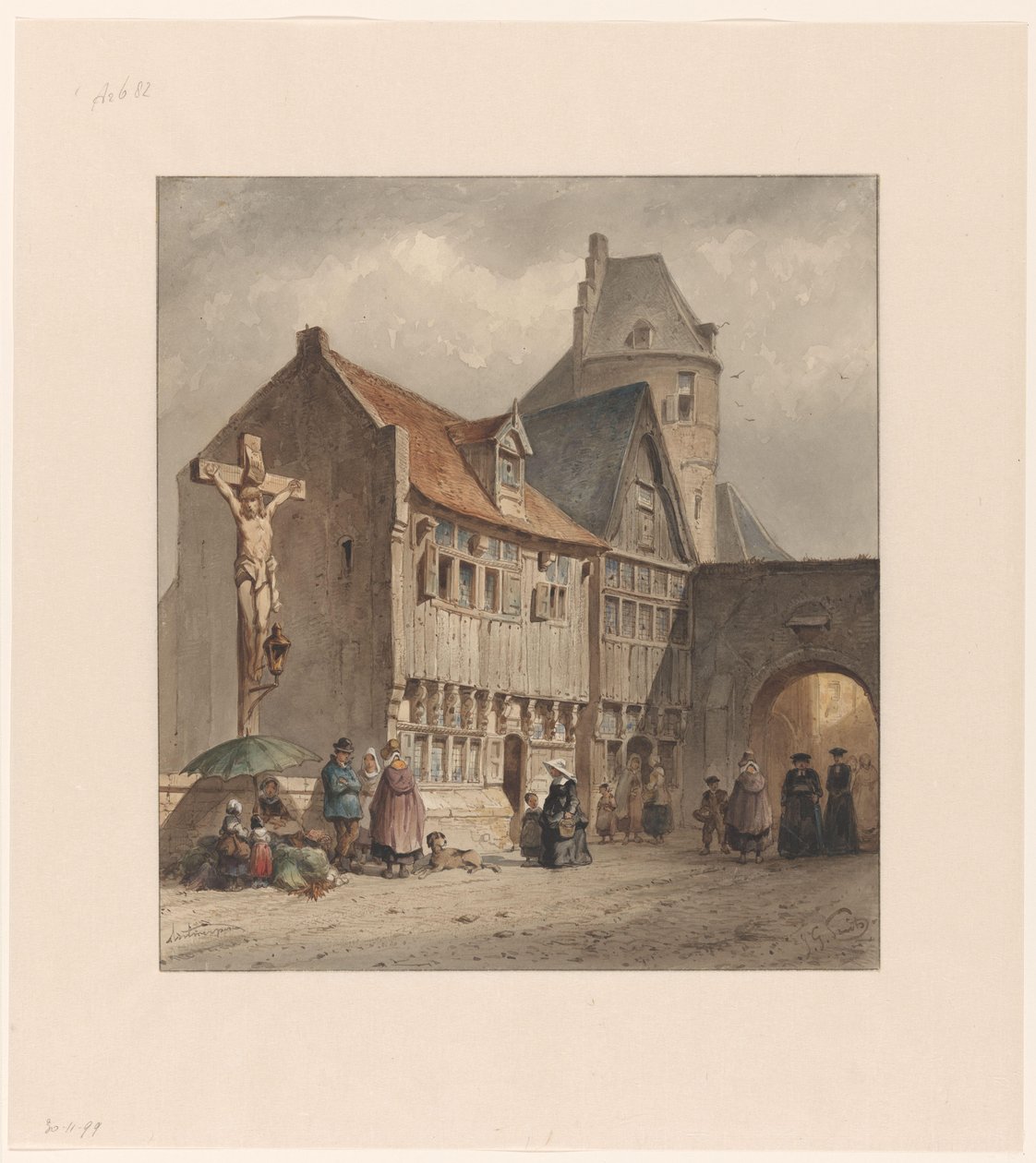 Strada ad Anversa da Jan Gerard Smits