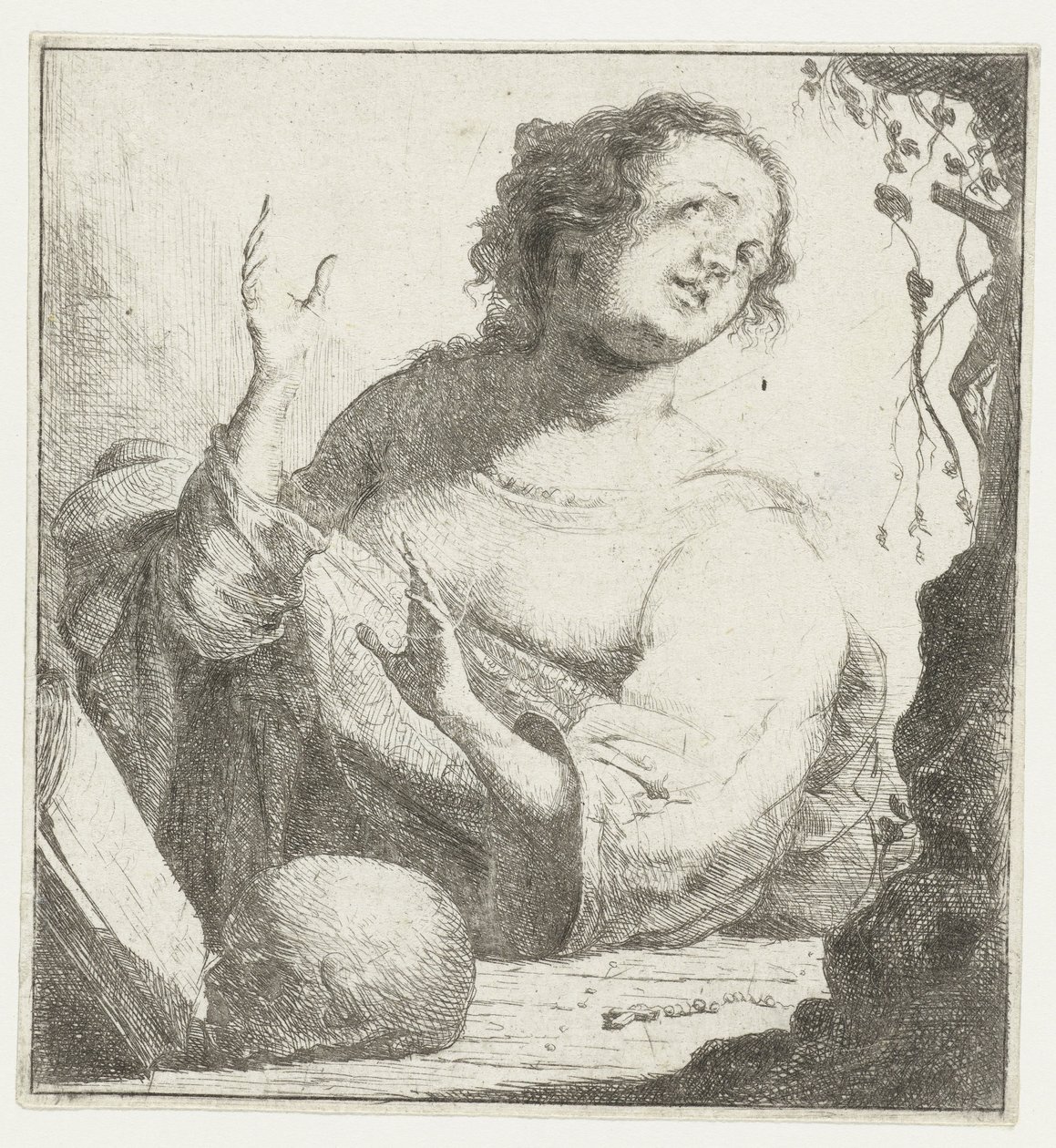Maria Maddalena penitente da Jan Gerritsz. van Bronckhorst (attributed to)