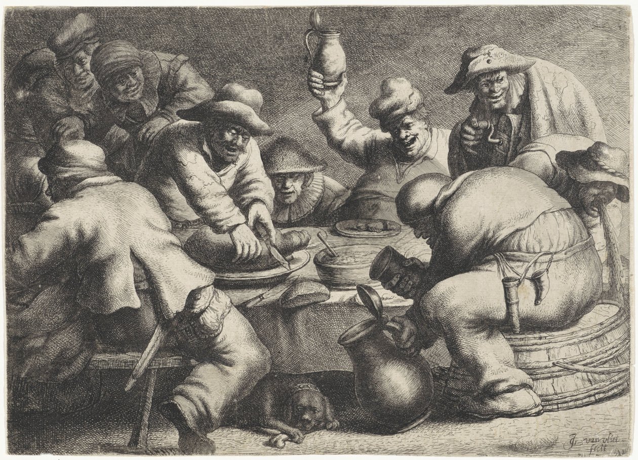 Pasto contadino da Jan Gillisz. van Vliet