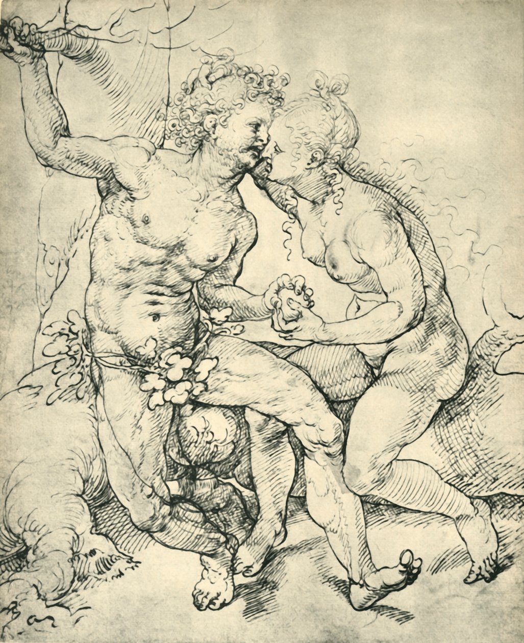 Adamo ed Eva, 1520-1525 da Jan Gossaert