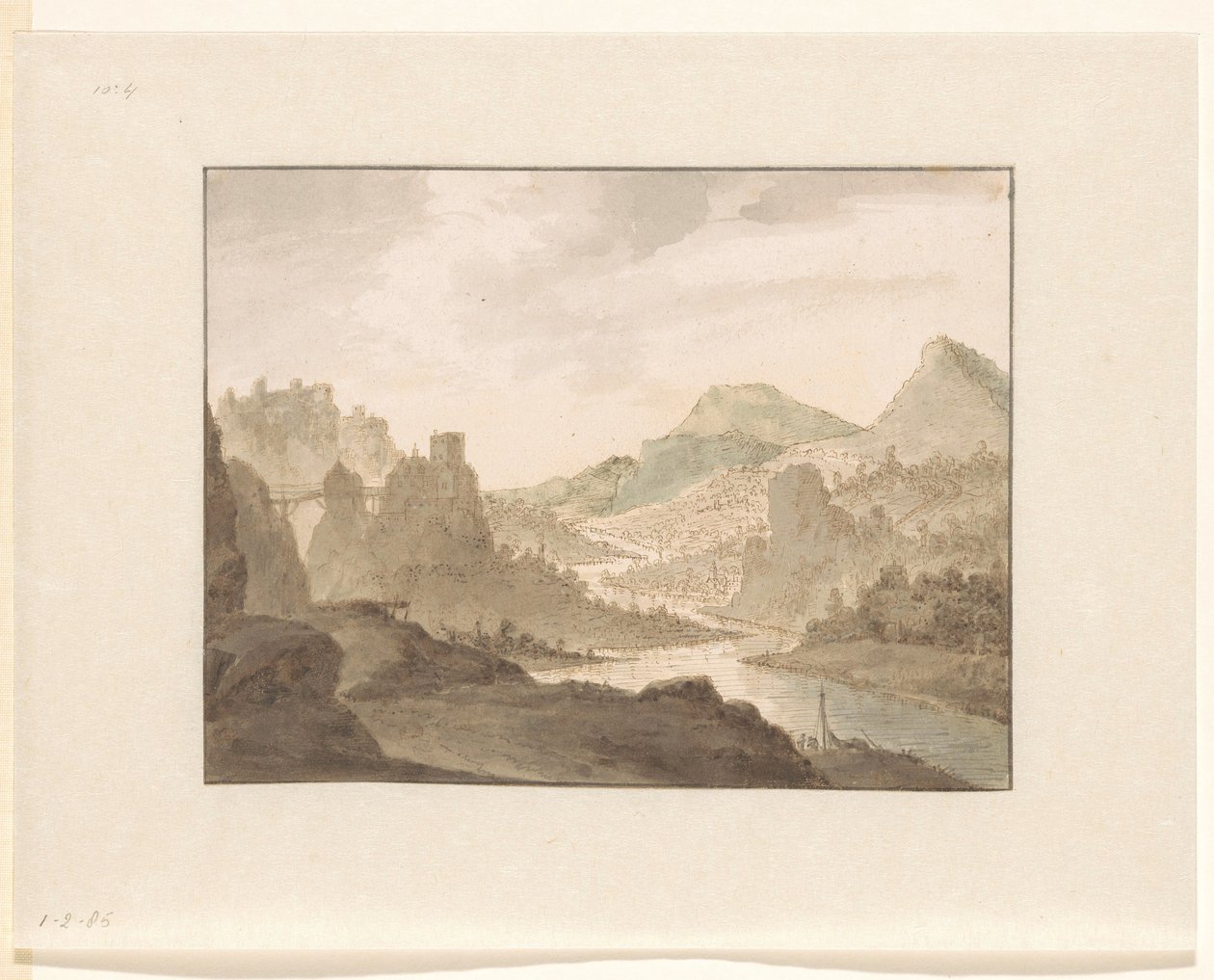 Paesaggio fluviale da Jan Griffier (I)