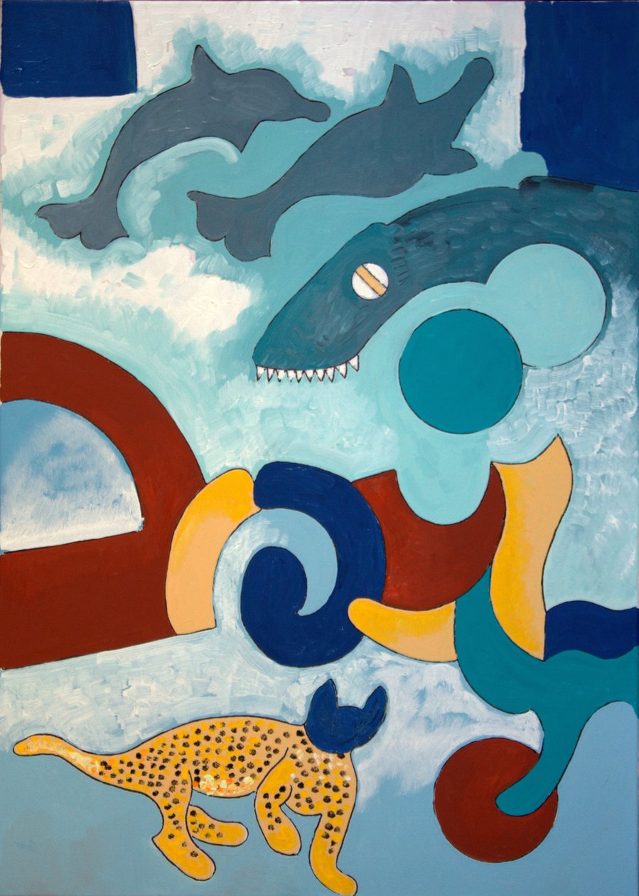 Il Leopardo ha una Testa Blu, 2009 da Jan Groneberg