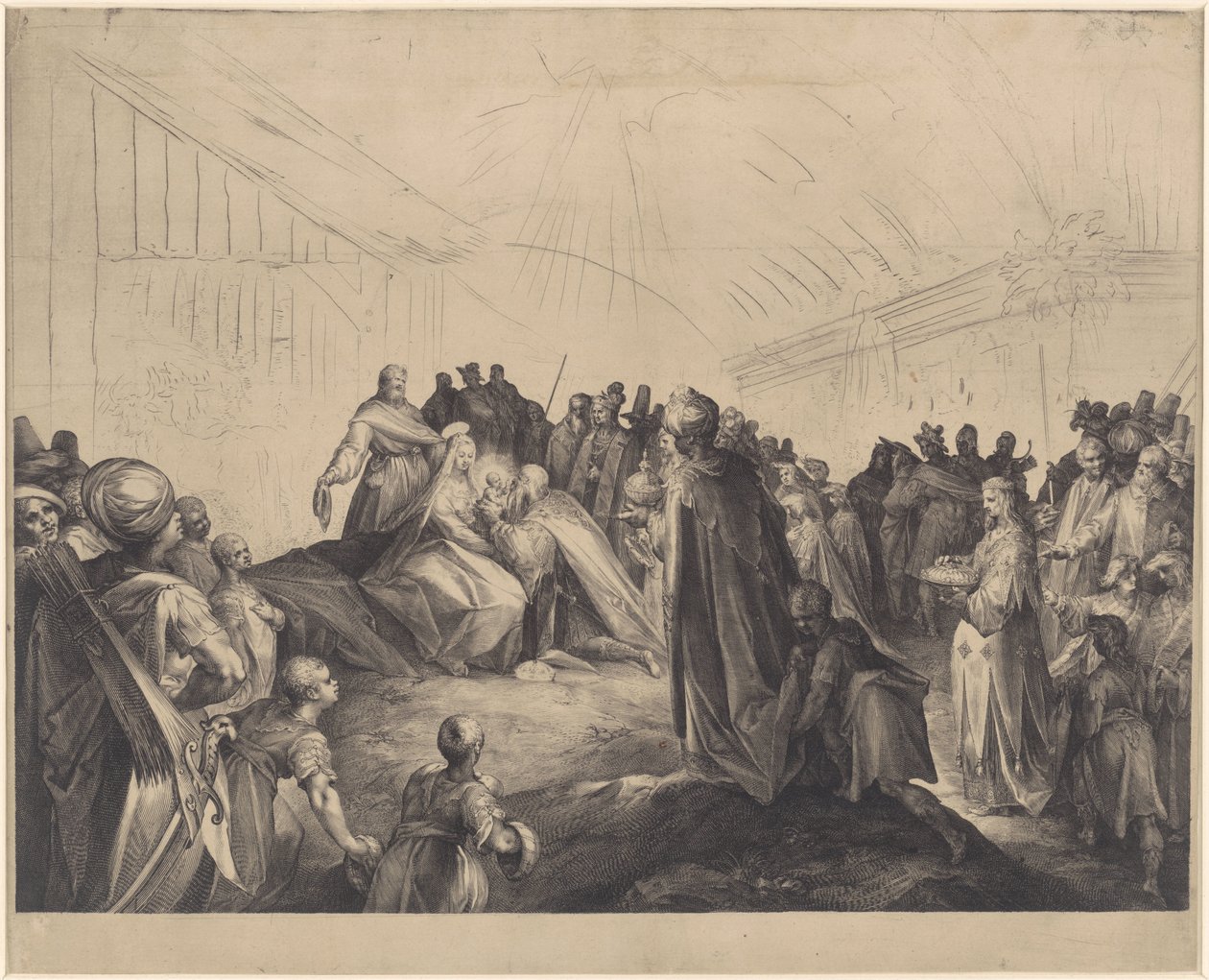 Adorazione dei Magi da Jan Harmensz. Muller