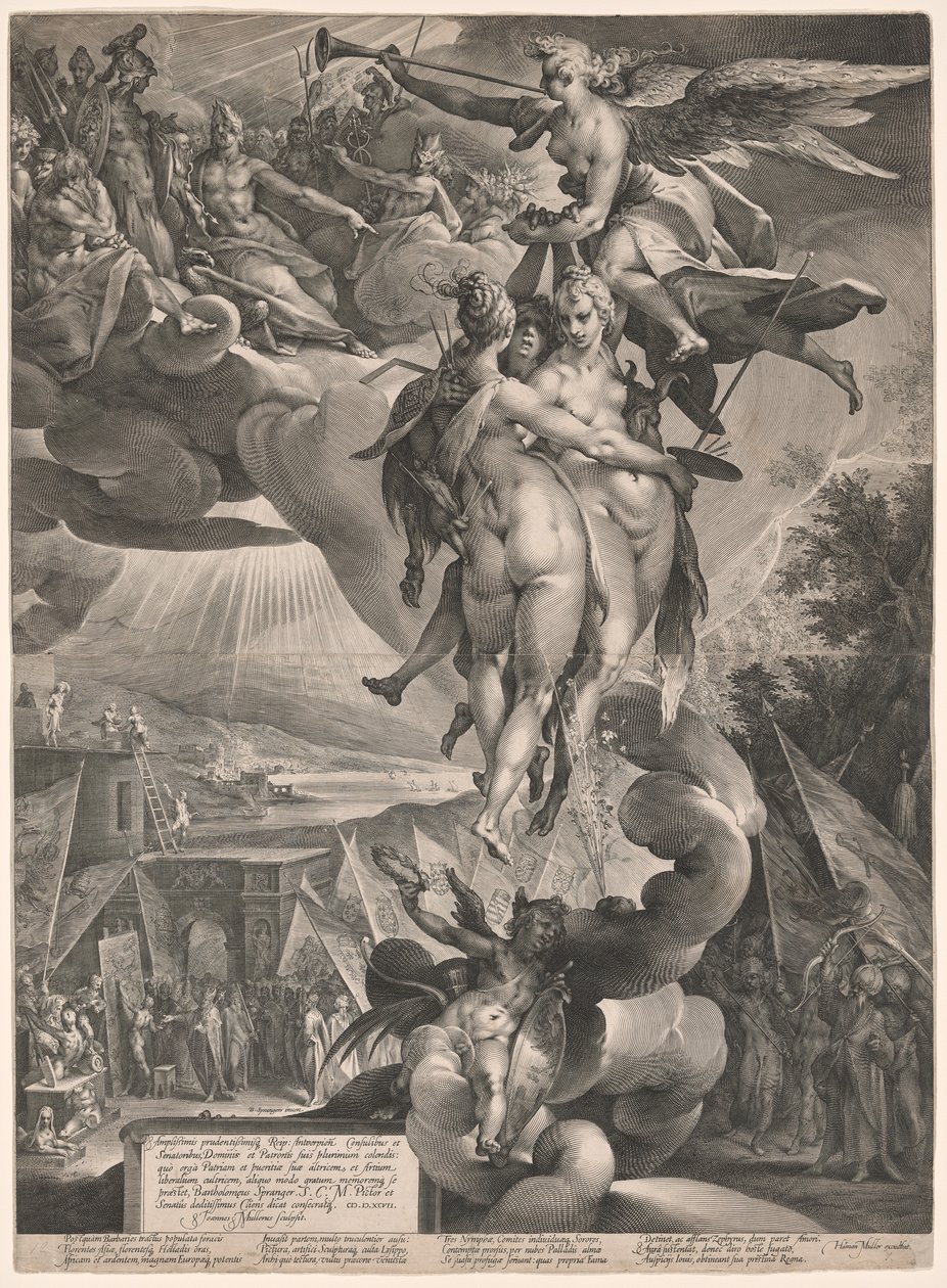Apoteosi delle arti da Jan Harmensz. Muller