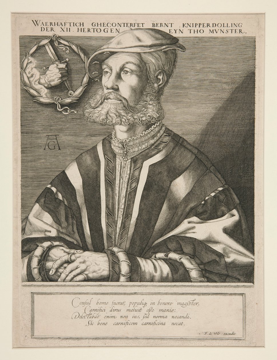 Bernhard Knipperdolling da Jan Harmensz. Muller