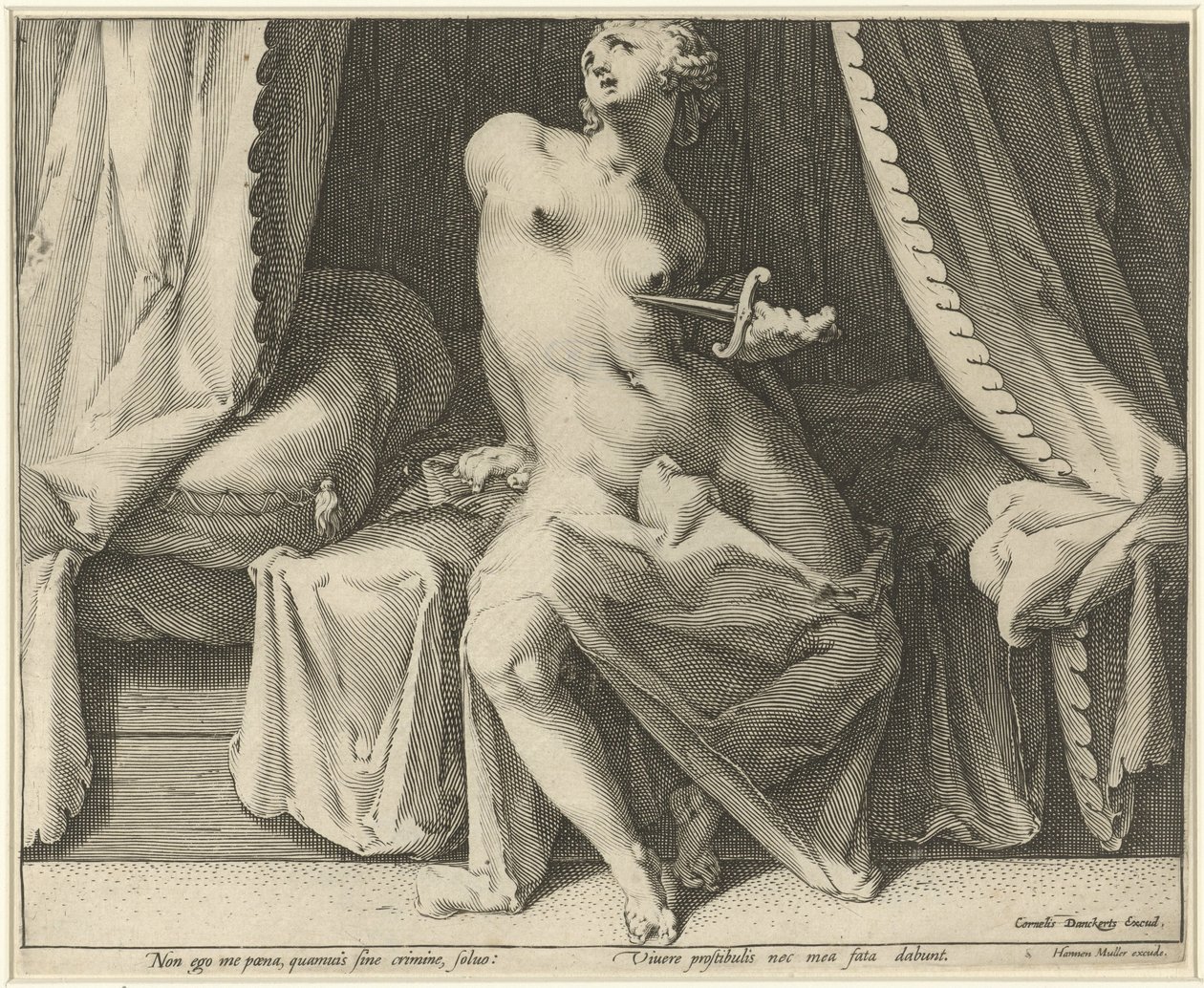 Morte di Lucrezia da Jan Harmensz. Muller