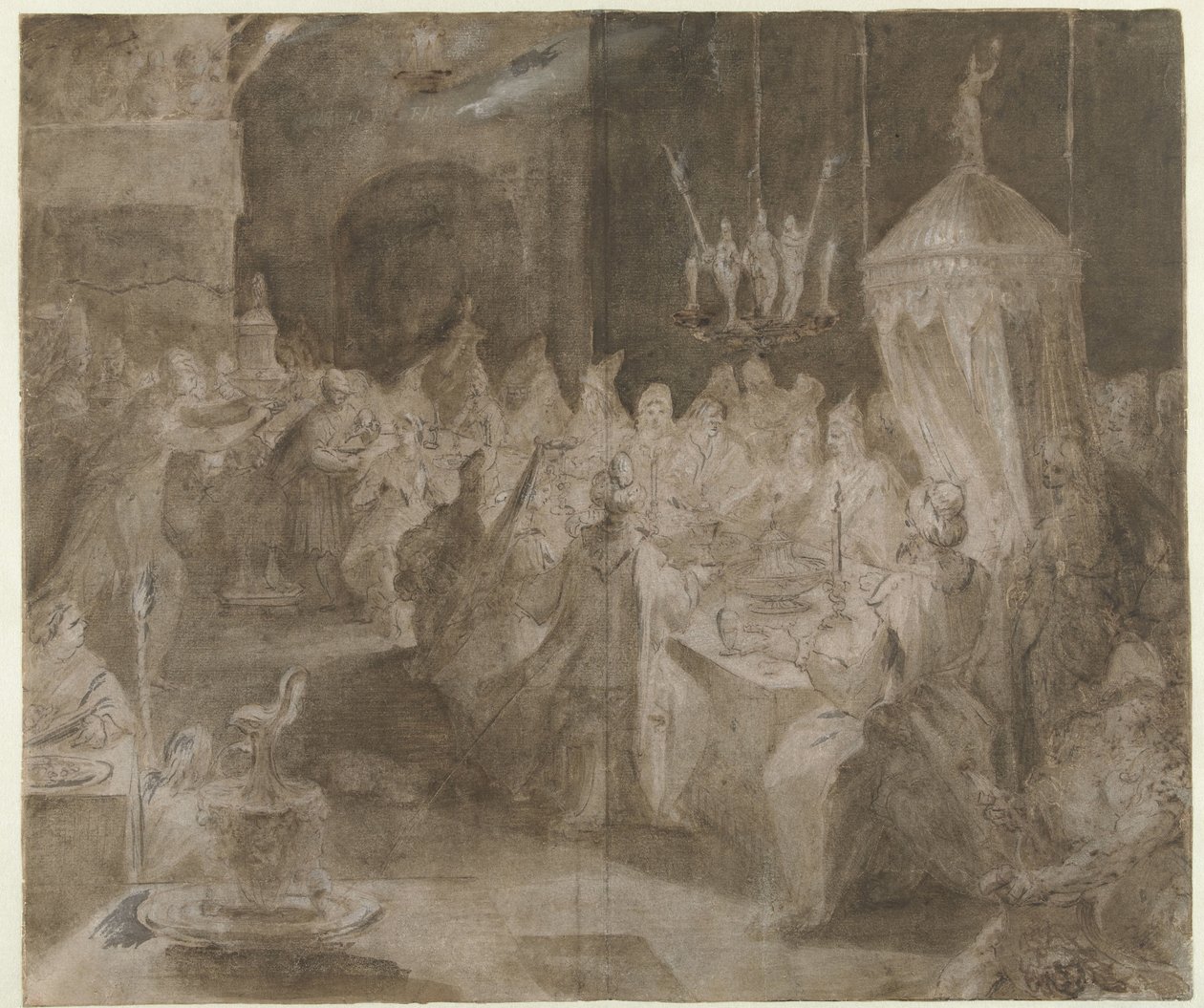 Il banchetto di Baldassarre da Jan Harmensz. Muller