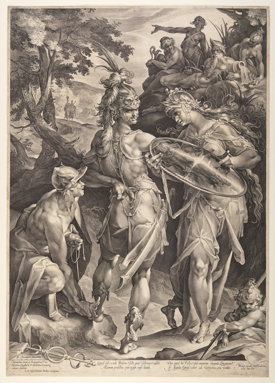 Minerva arma Perseo da Jan Harmensz. Muller